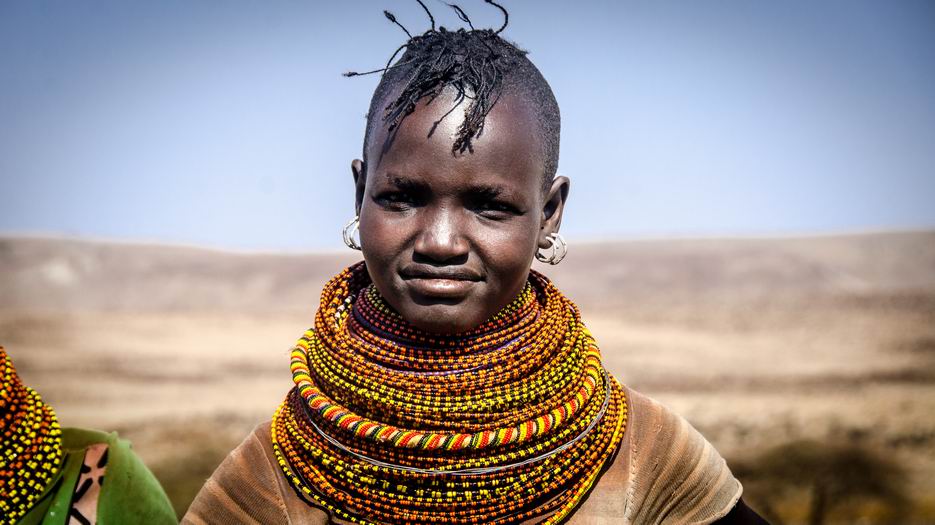 Ludność wybżeża jeziora Turkana